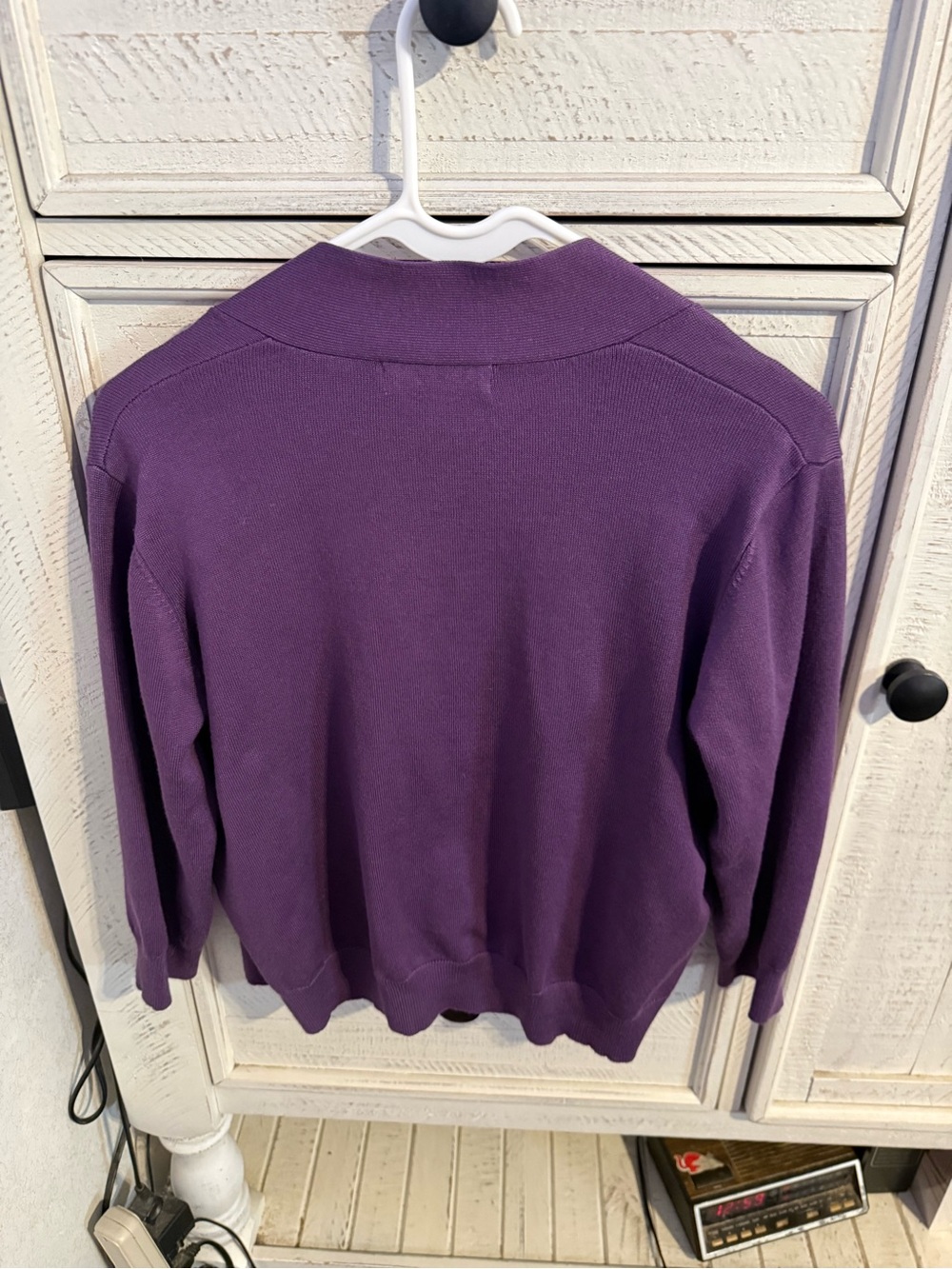 Grace Karin Purple Knit Pullover Sweater
